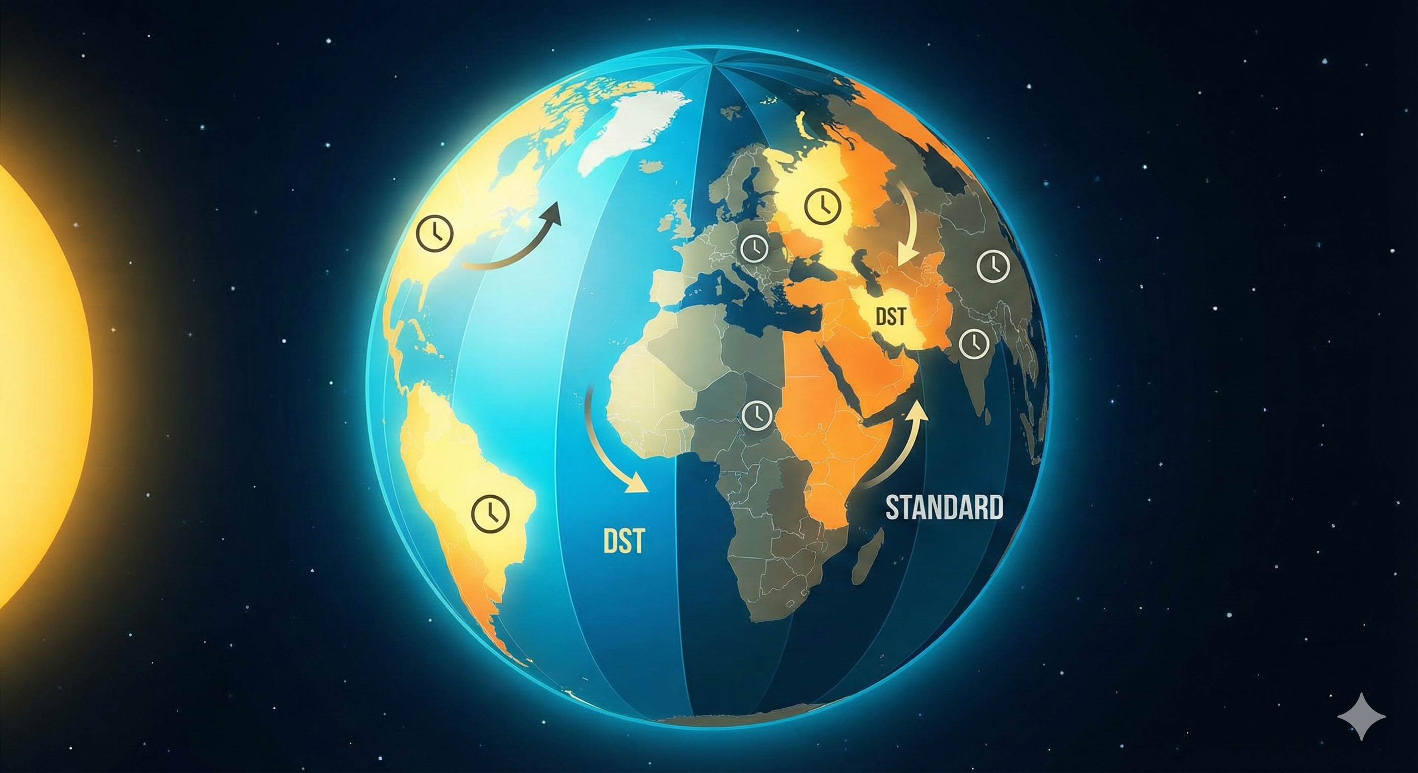 BioSpectral Systems Learning Hub article image: "Daylight Saving Time: The Seasonal Theft of Light, Health, and Coherence"