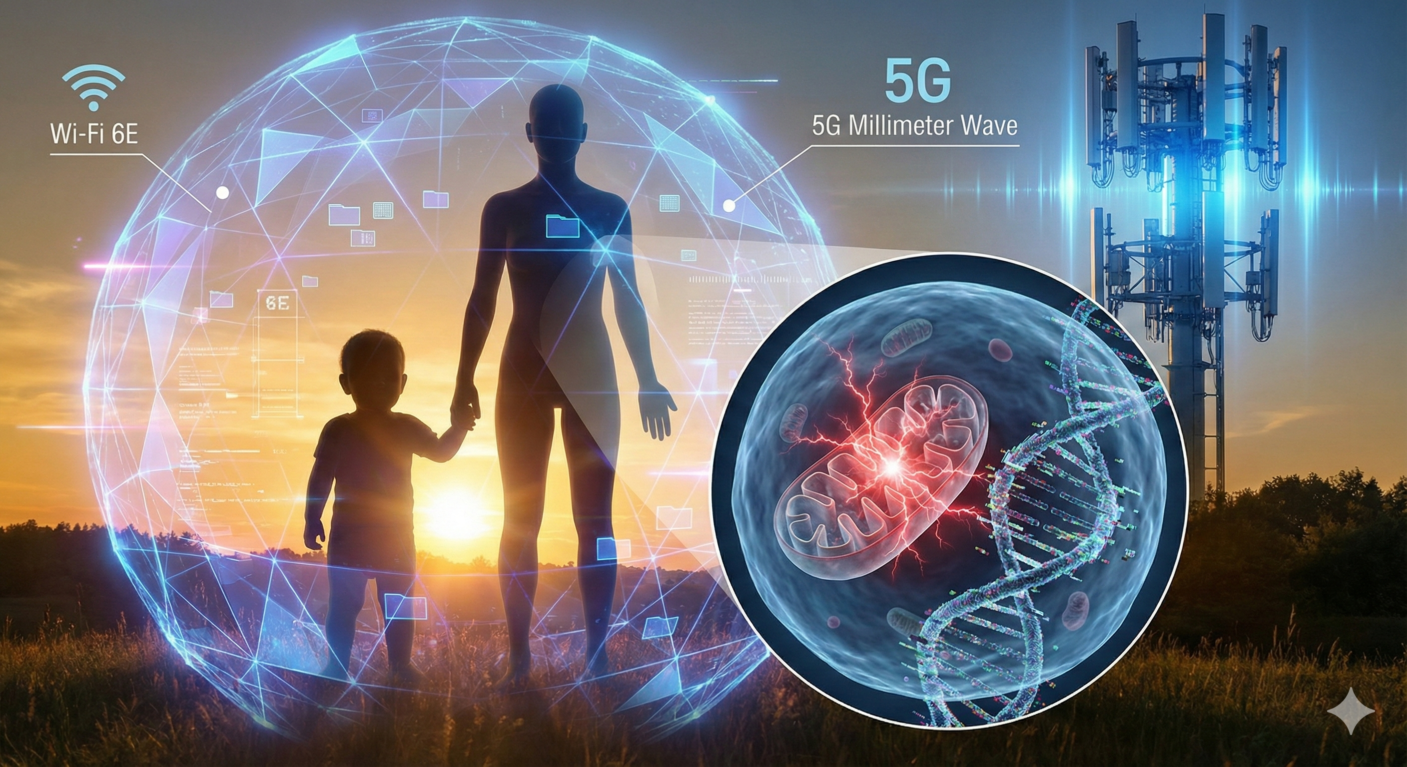 Non Visible Light - non-native electromagnetic fields (nnEMFs)