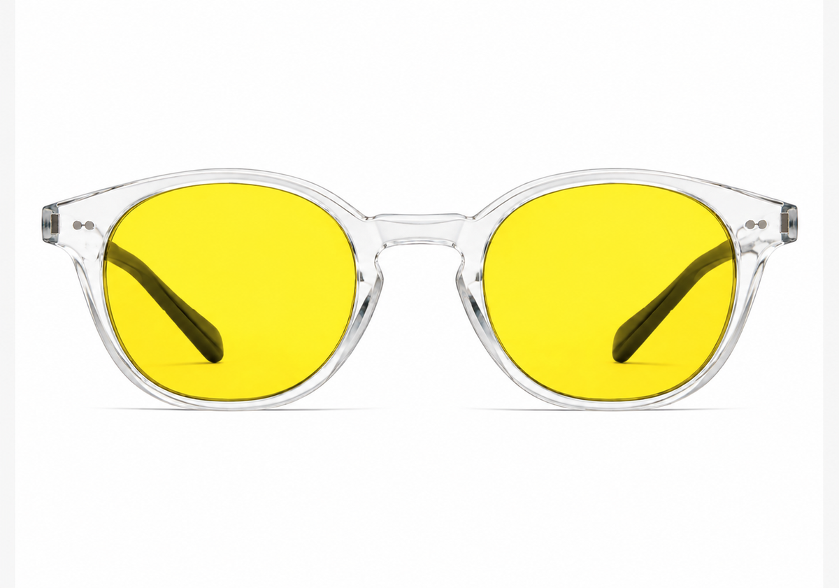 BioSpectral Systems Zoe Quartz (Day) daytime blue light filtering glasses, front view