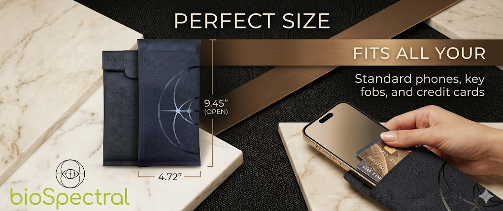 BioSpectral SignalVault Faraday Phone Bag