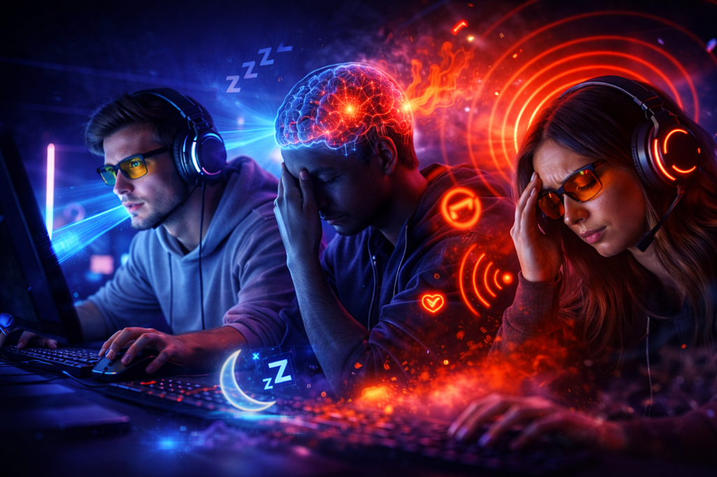 Esports Blue Light Gaming Glasses: Full Blue Light Protection while You Play