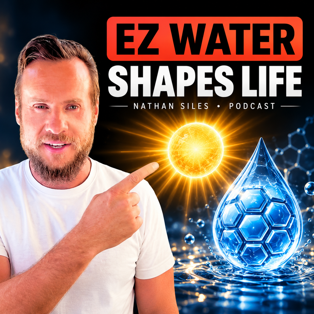 BioSpectral Systems podcast appearance thumbnail: Fitness Wisdom Podcast — Nathan Siles explains EZ water, magnetism and melanin