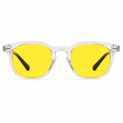 BioSpectral Systems Zoe Quartz (Day) daytime blue light filtering glasses, front view