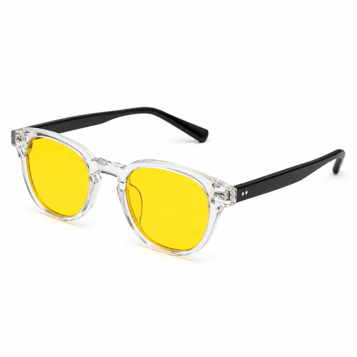 BioSpectral Systems Zoe Quartz (Day) daytime blue light filtering glasses, side view